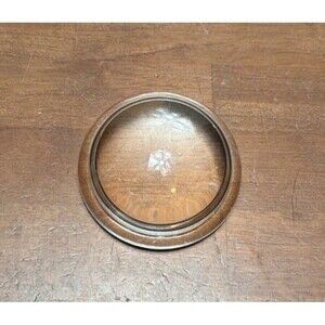 Vintage Desk Magnifier Glass Round dome Shape 3” diameter